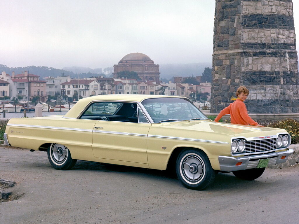 Chevrolet Impala (1447, 1747, 1847) 3 поколение, 3-й рестайлинг, купе (10.1963 - 09.1964)